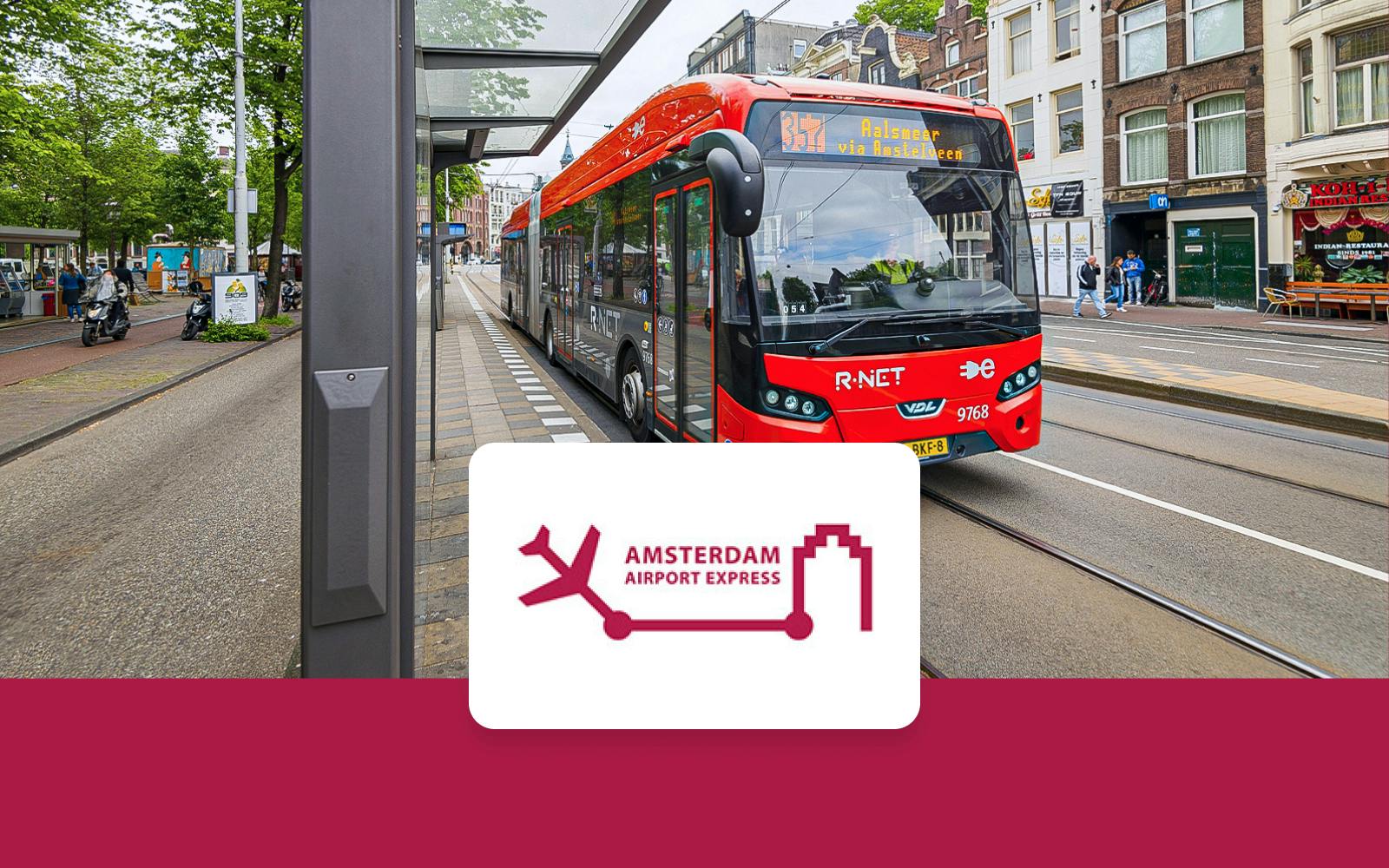 Bus Transfers: Schiphol Airport to/from City Center by Amsterdam Airport Express Image 1