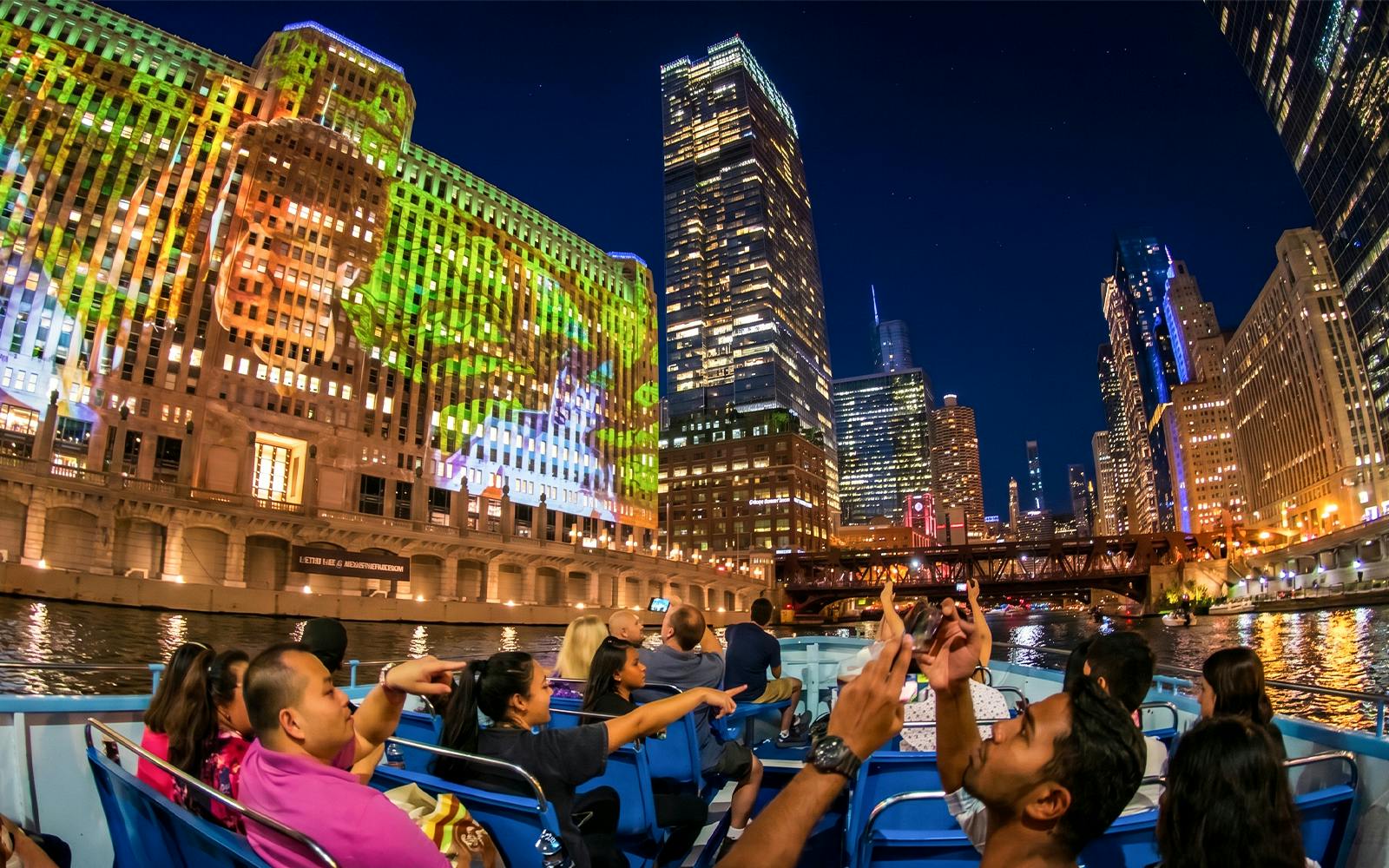 Chicago at Night: River & Lake Sightseeing Cruise by First Lady Image 4