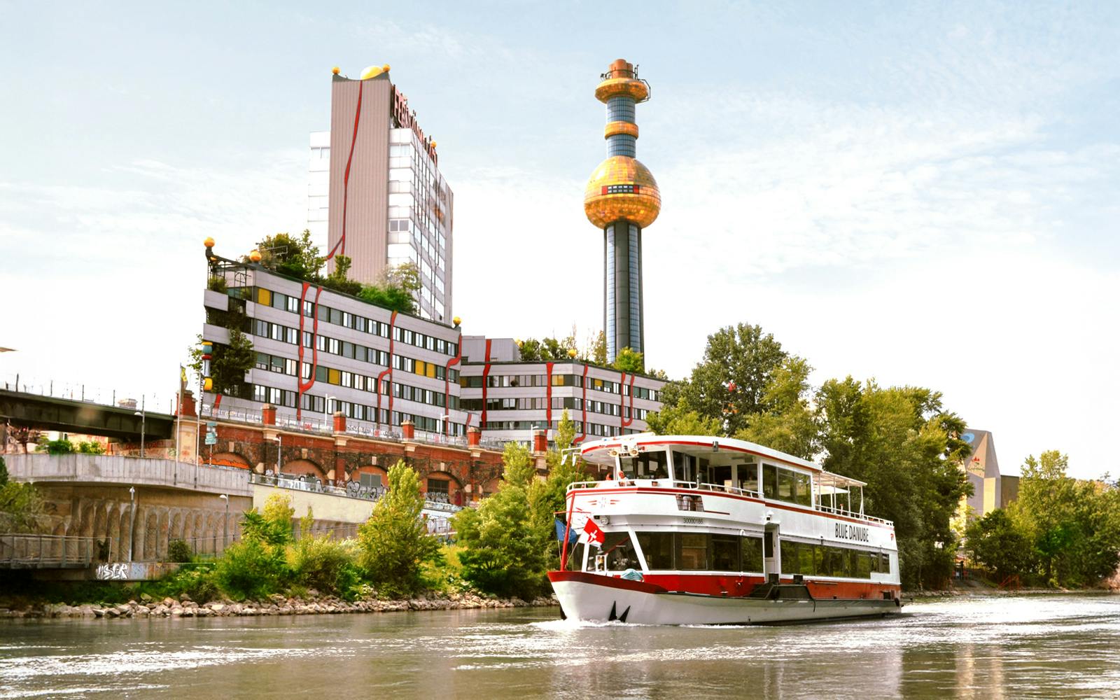 City Sightseeing Cruise on Danube Canal Image 1
