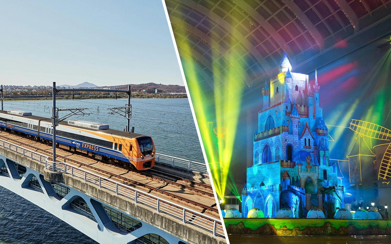 COMBO: AREX Incheon Airport Express Train + Korea SIM Card + Lotte World Tickets Image 1