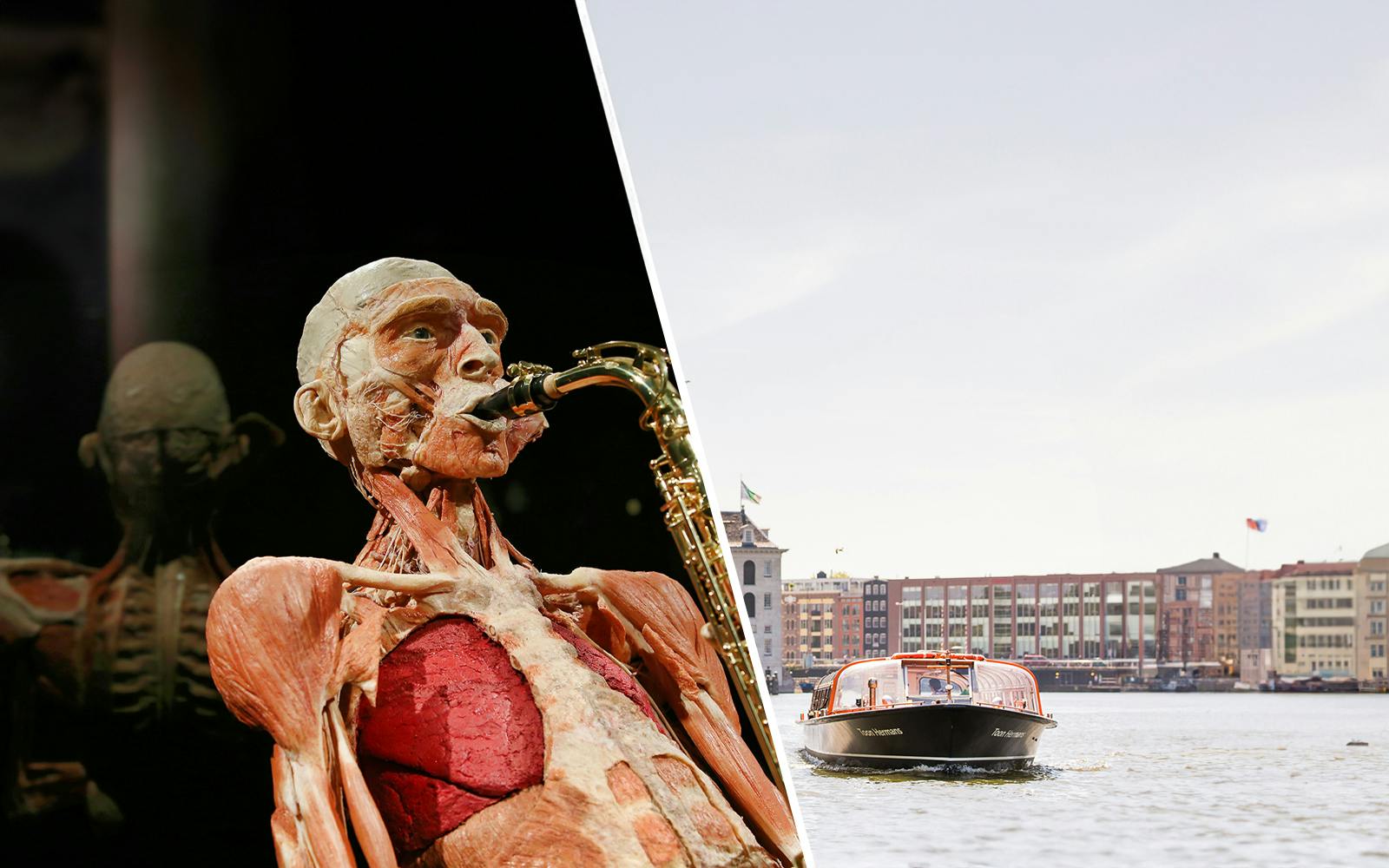 Combo: Body Worlds Amsterdam + Canal Cruise Tickets Image 1