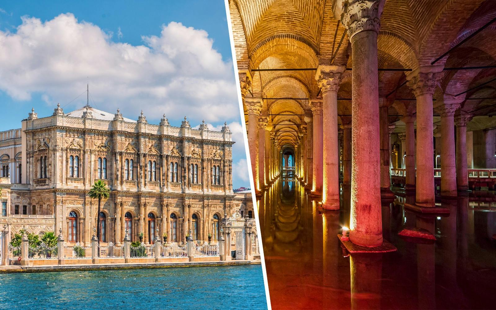 Combo: Dolmabahçe Palace + Basilica Cistern Skip-the-Line Tickets with Audio Guide Image 1