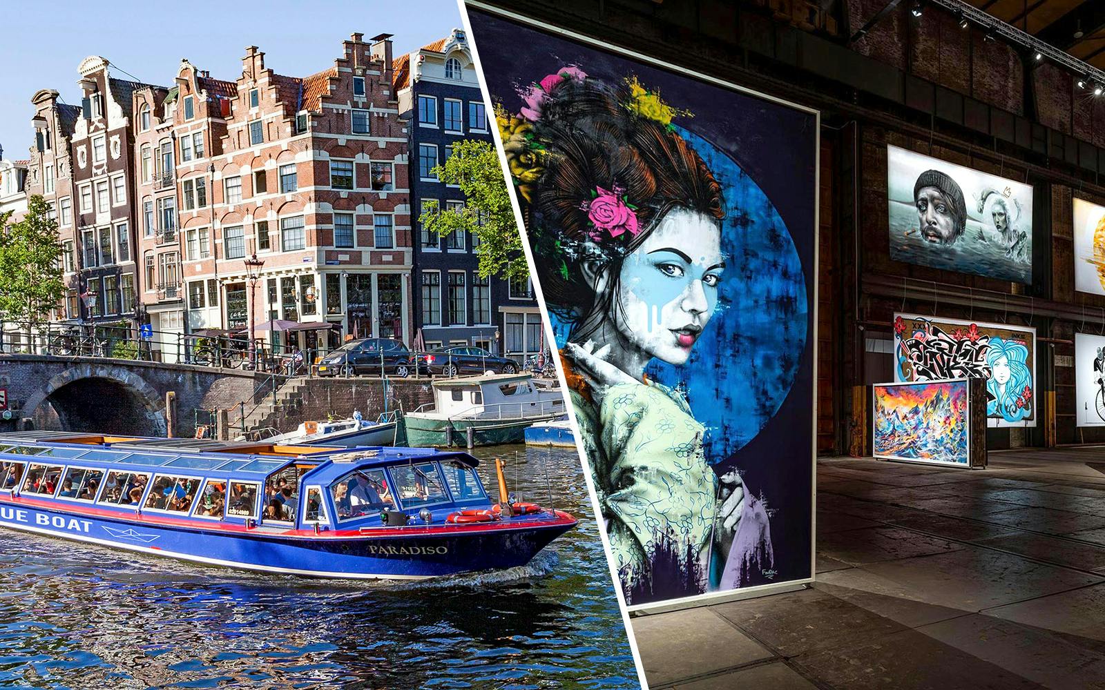 Combo: STRAAT Museum Tickets + 1-Hour Amsterdam Canal Cruise Image 1