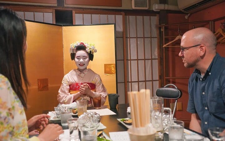 Dinner with Maiko in a Traditional Kyoto Style Restaurant To Image 1