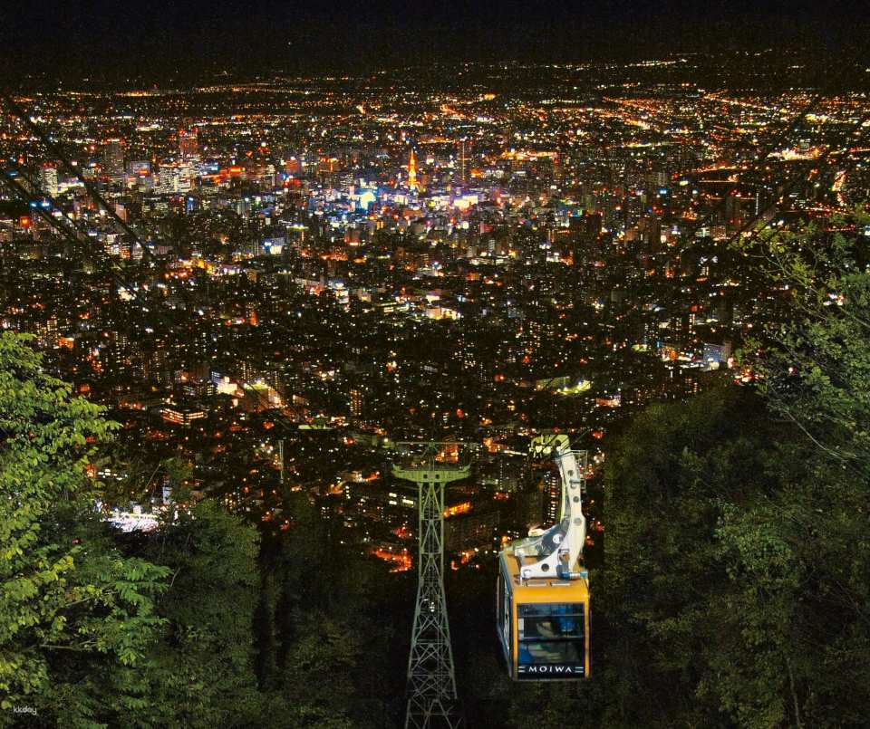 <During Night Viewing Hours Only> Sapporo Mt. Moiwa Ropeway Advance Ticket｜Hokkaido, Japan