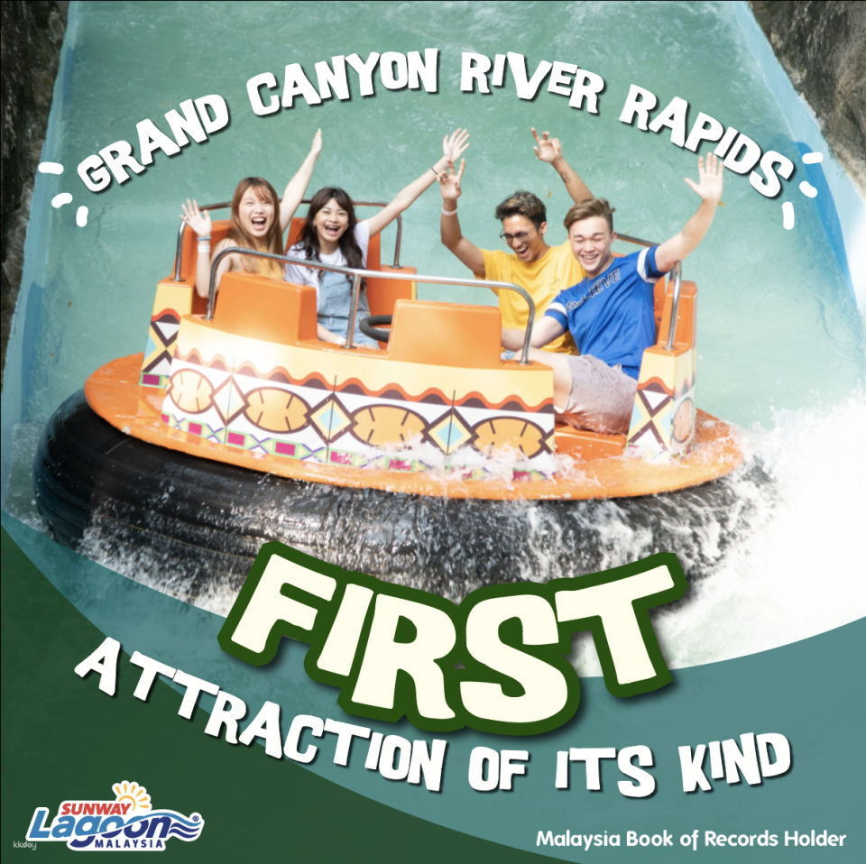 Sunway Lagoon Water Theme Park Ticket Pass with Access to All 6 Zones | Malaysia
