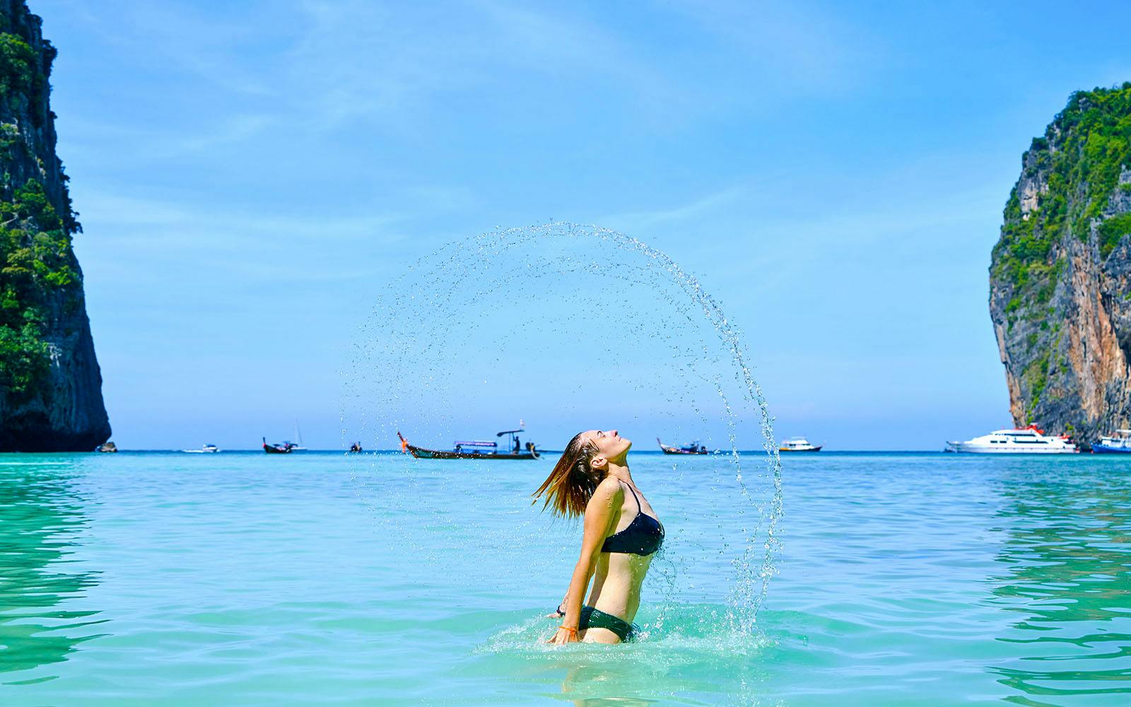 From Krabi: Phi Phi Island & Bamboo Island Day Tour by Speedboat with Lunch & Transfers Image 5