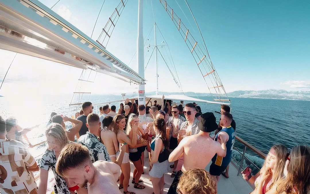 From Split: Blue Lagoon Boat Party Cruise with DJ & After-Party Entry Image 4