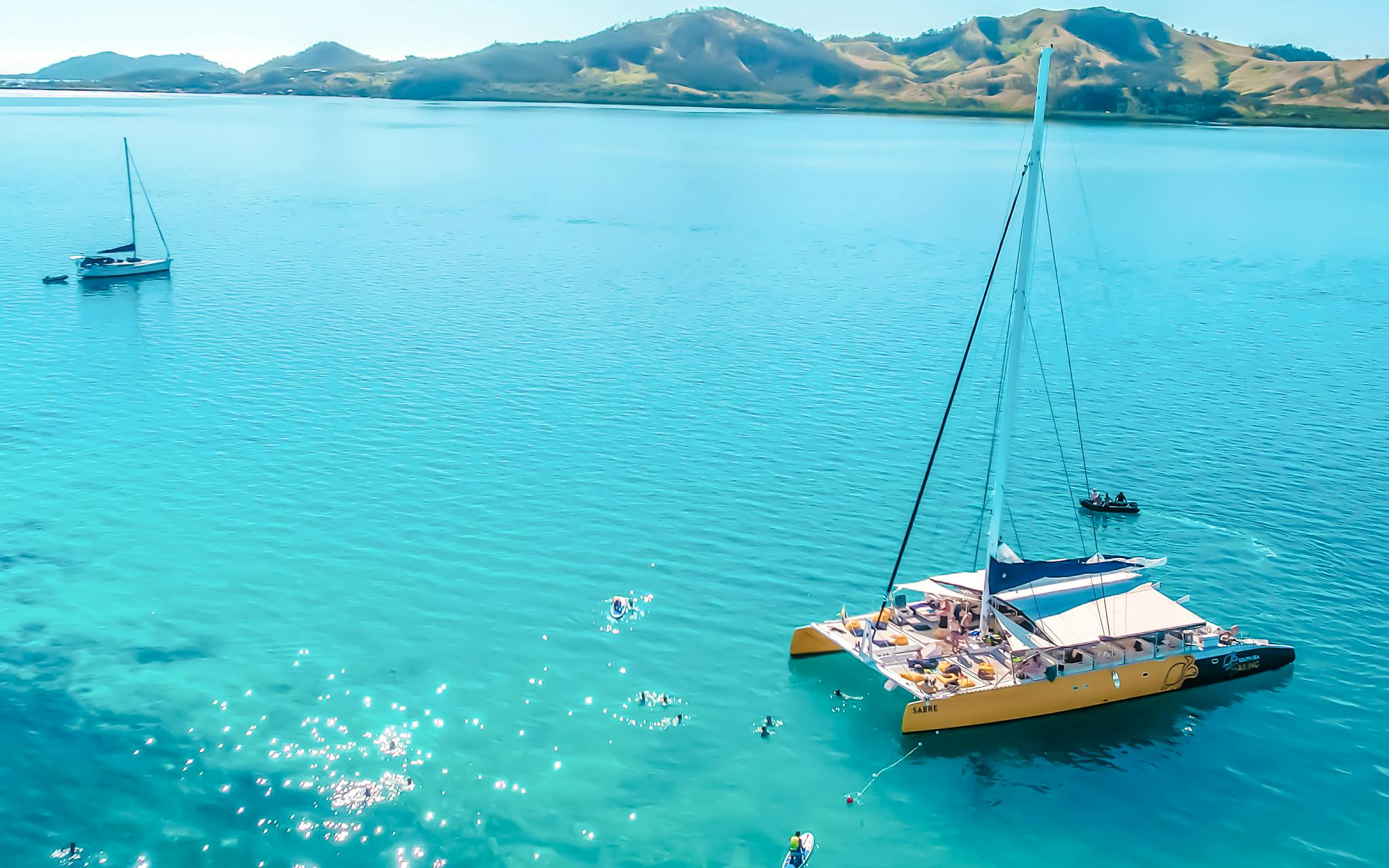 Full-Day South Sea Sailing Adventure with Lunch, Drinks & Hotel Transfers Image 2