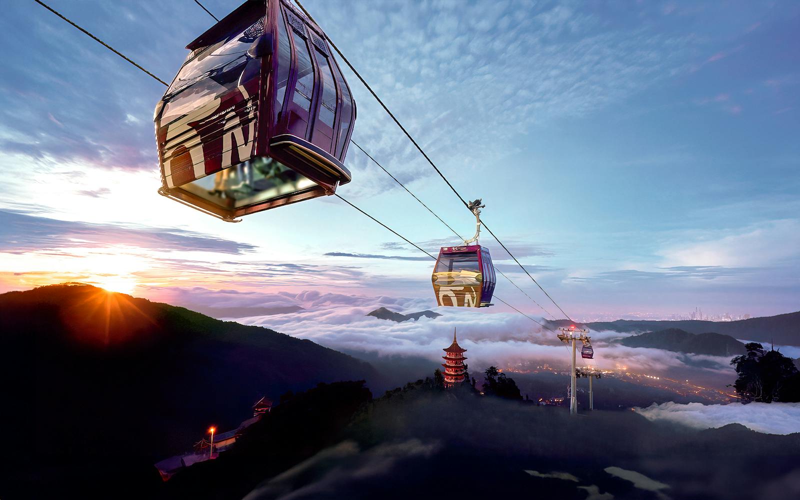 Genting Highlands Premium Outlets Cable Car & Theme Park Combos Image 1