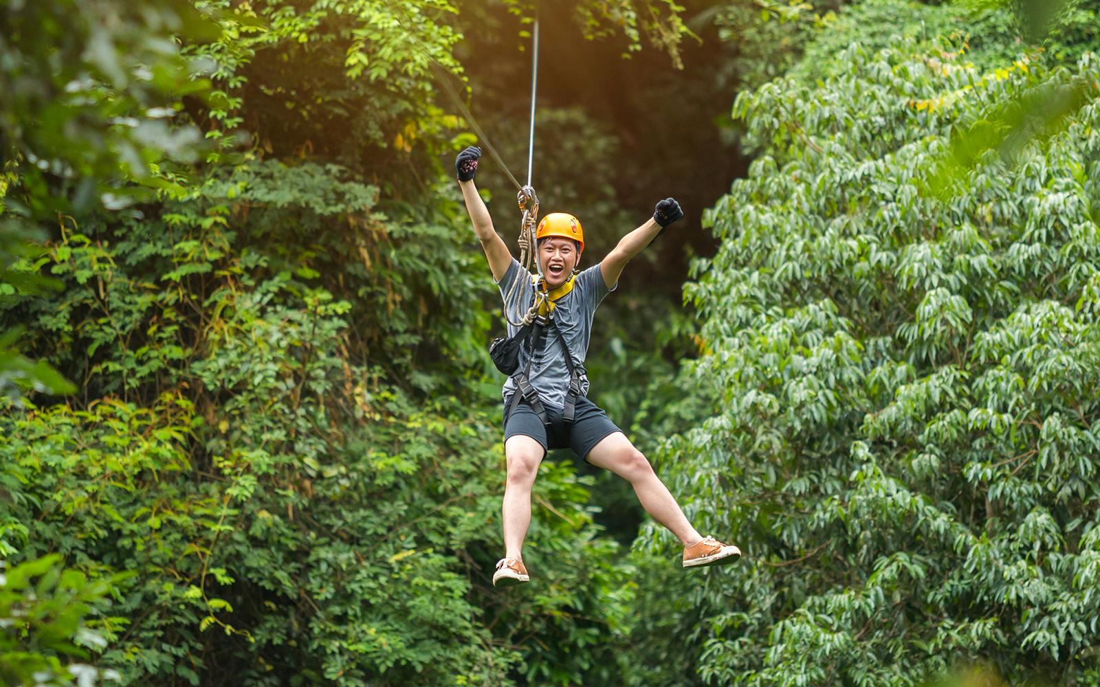 Hanuman World: 10 Platforms Zipline Adventure Image 1