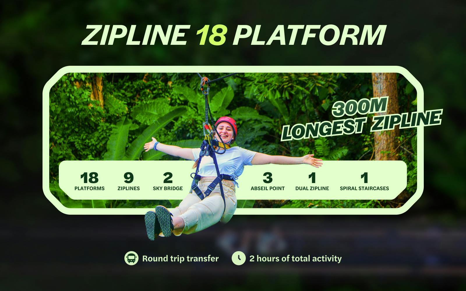 Hanuman World: 18 Platforms Zipline Adventure Image 2