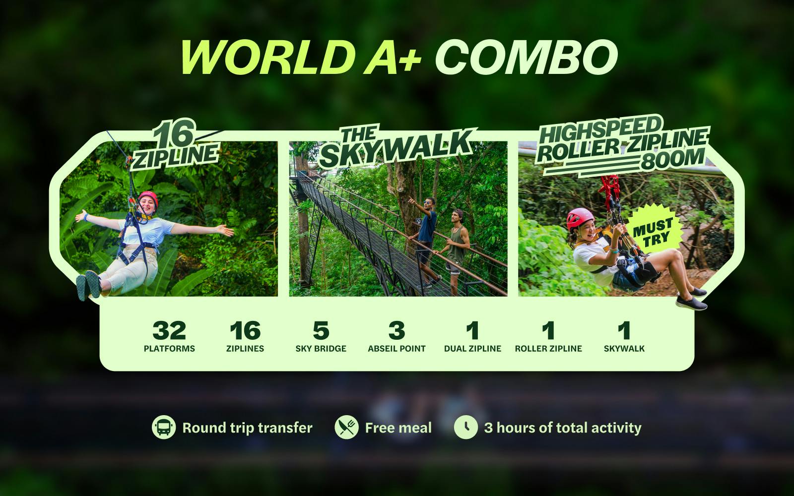 Hanuman World: 32 Platforms Zipline Adventure Image 3