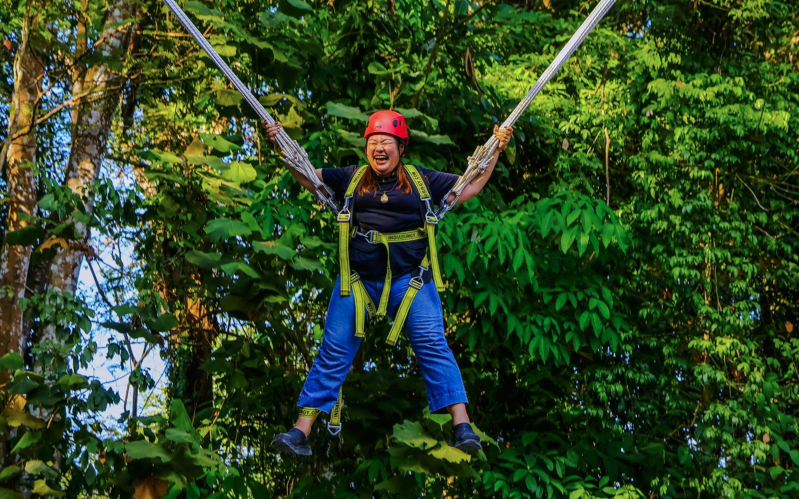 Hanuman World A+ Combo: 32 Zipline Platforms + Roller Zipline + Sky Walk + Meal with Round-Trip Transfers Image 12