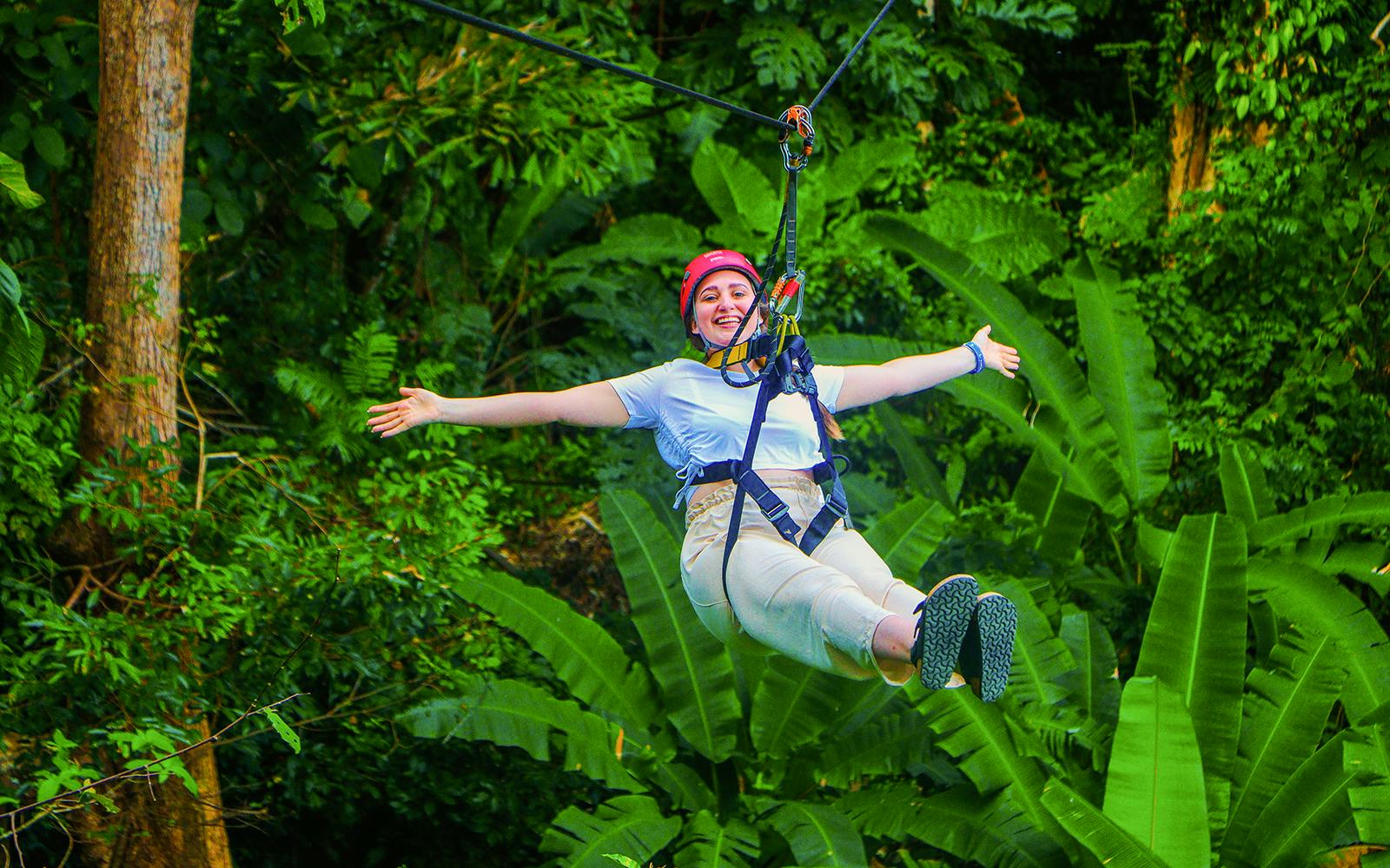 Hanuman World B+ Combo: 18 Zipline Platforms + Roller Zipline + Sky Walk + Meal with Round-Trip Transfers
Image 1