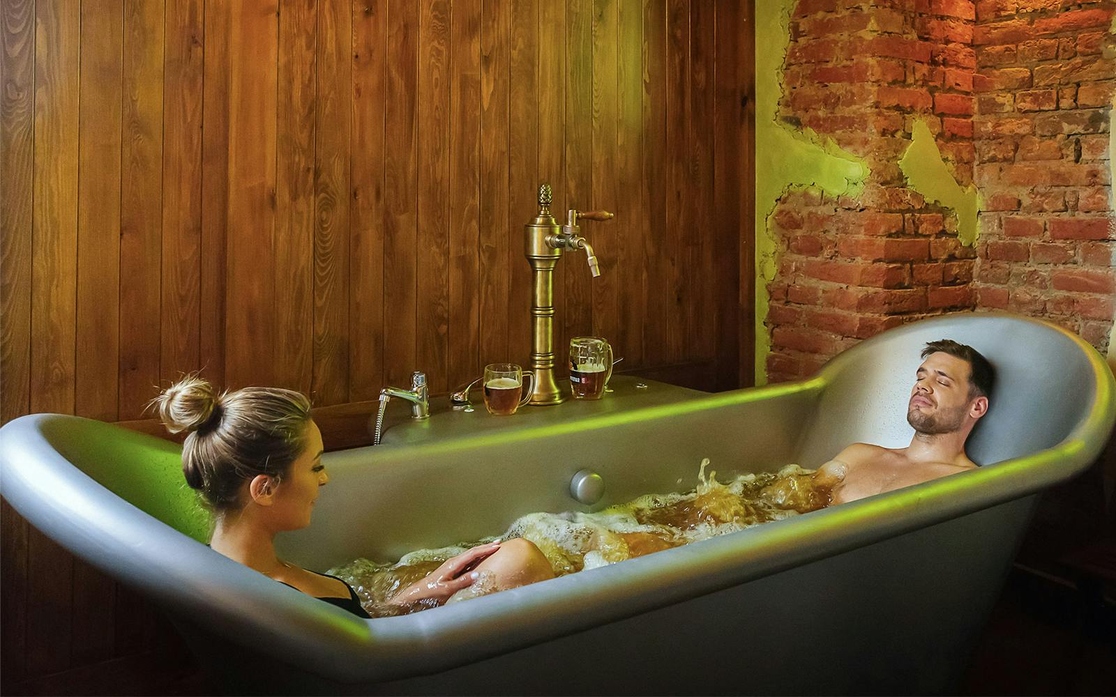 Letna Beer and Wine Spa with Salt Cave Access and Unlimited Drinks Image 2