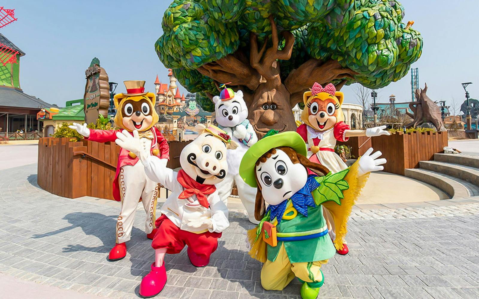 Lotte World Theme Park & Museum + Basic School Uniform Set Image 1