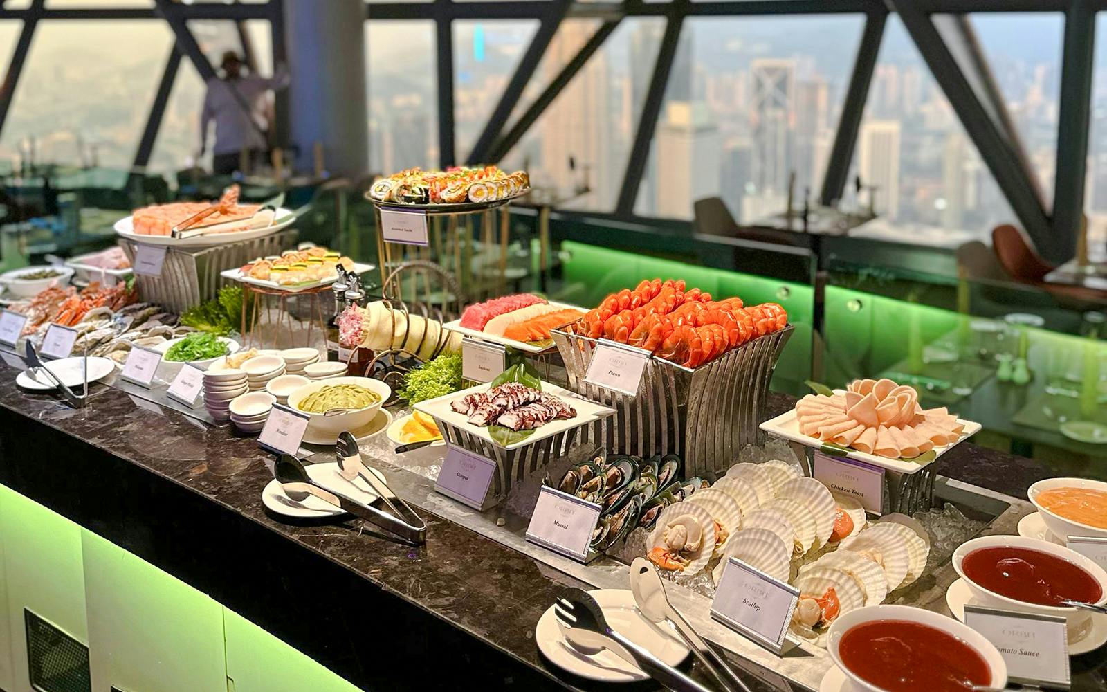 Lunch Buffet at ORBIT Revolving Dining in KL Tower Image 3