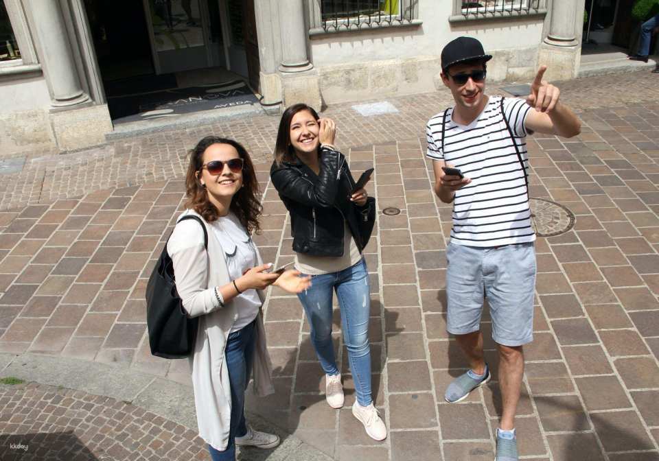 Neuhausen am Rheinfall interactive scavenger hunt with the smartphone