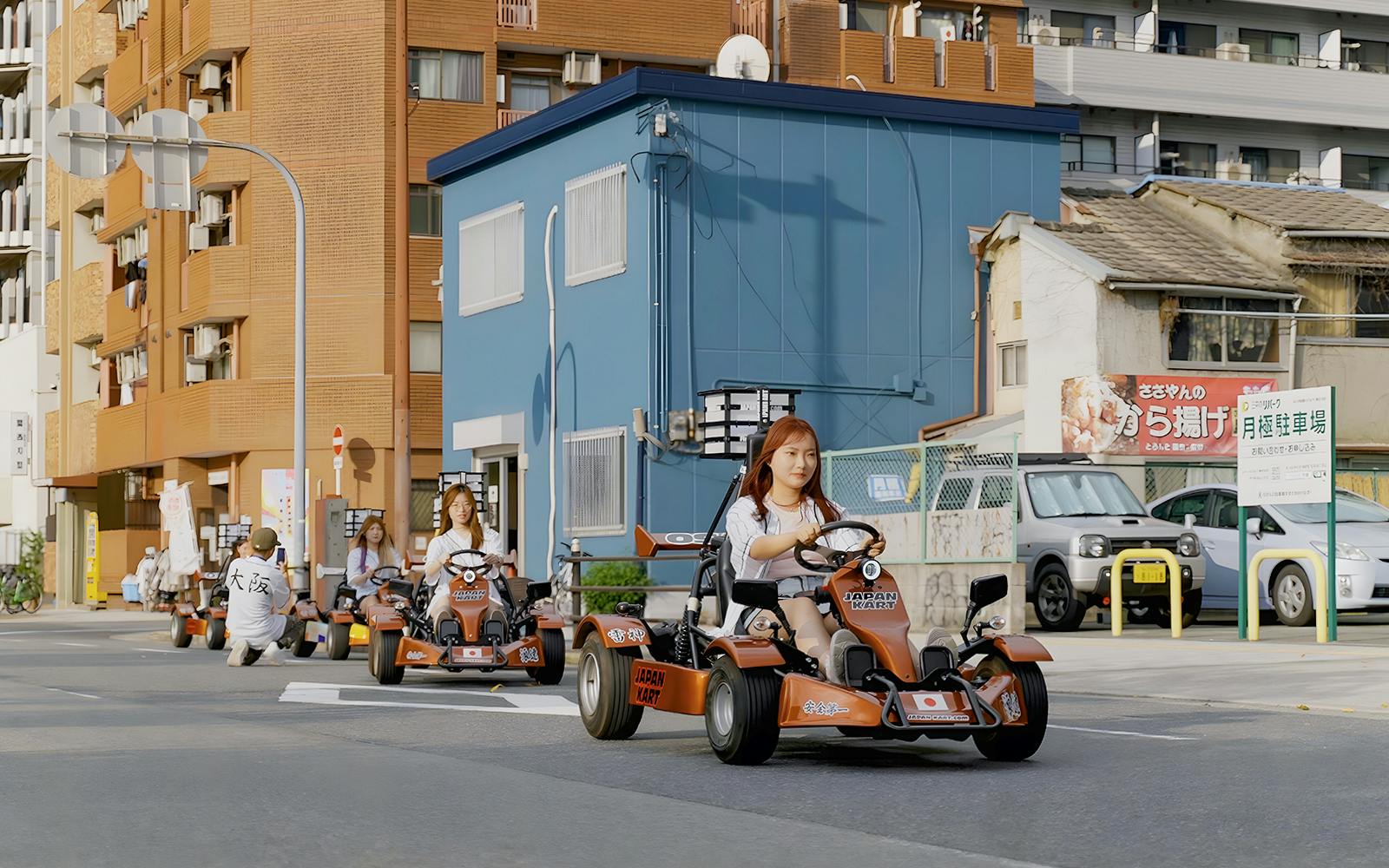 Osaka: Castle, HARUKAS 300 & Namba 90-Min Go-Karting Experience by JAPANKART Image 3
