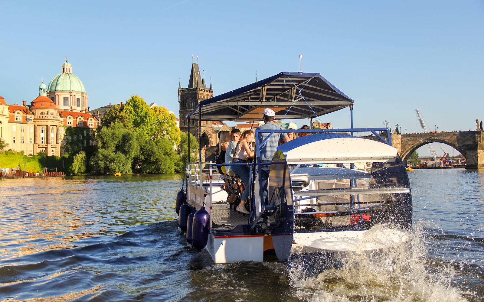 Prague Cycle Boat Tour with Unlimited Beer Image 5