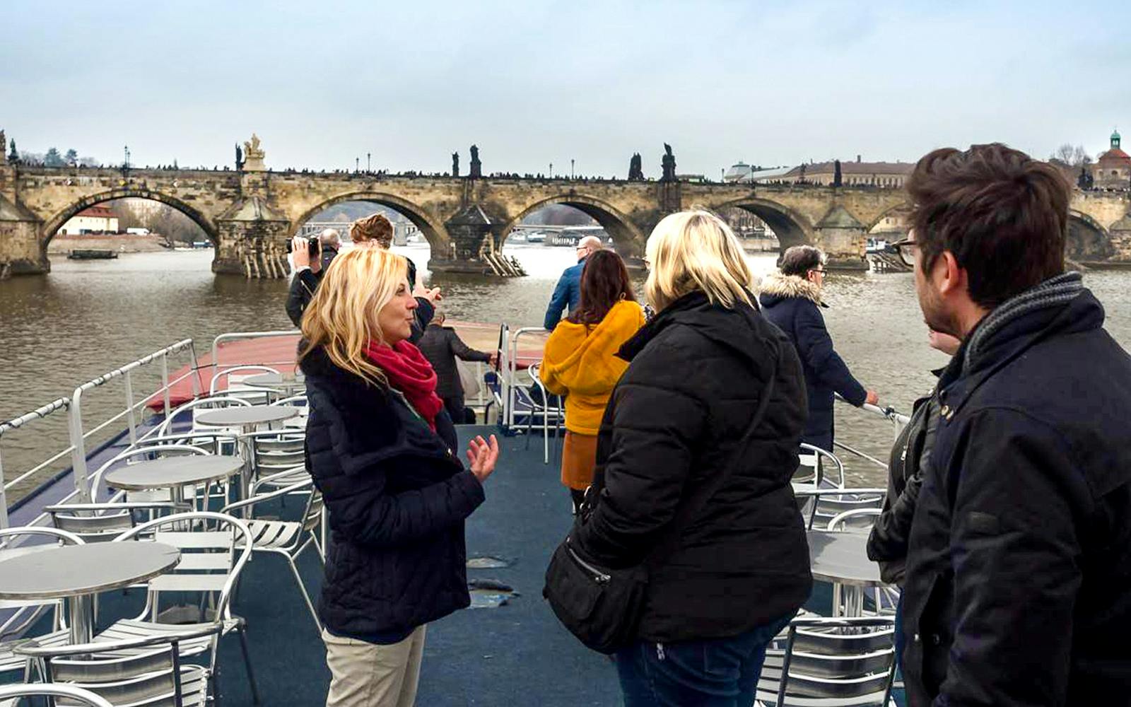 Prague Sightseeing Boat Cruise with Buffet Dinner Image 2
