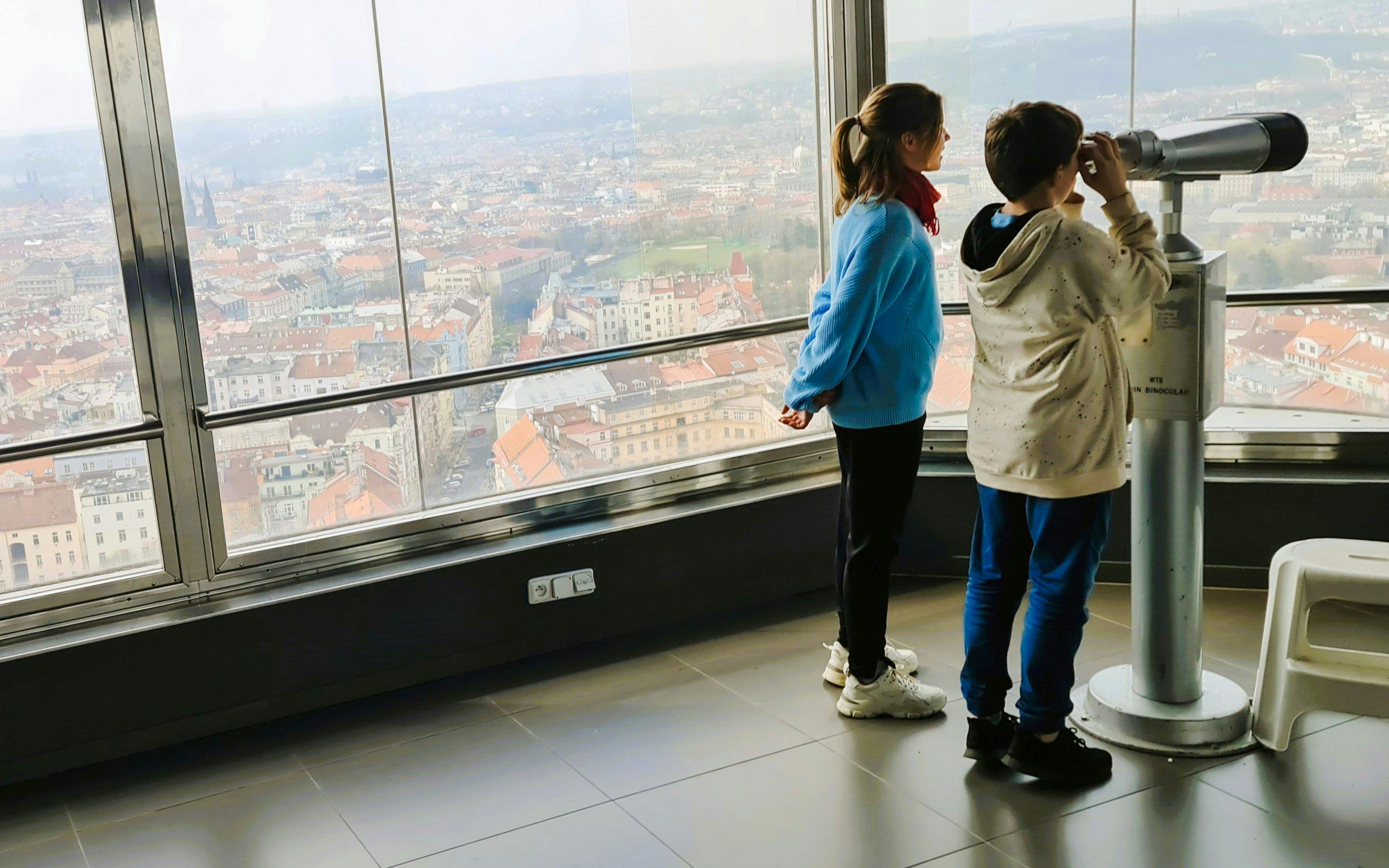 Prague Zizkov TV Tower Entry Ticket with Audio Guide Image 3