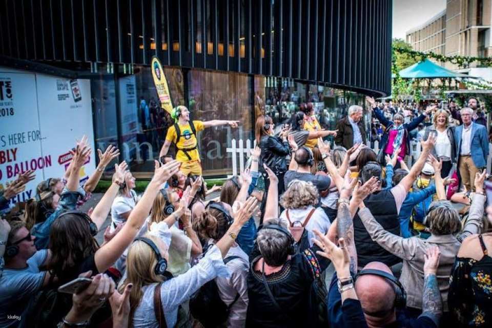 Silent disco adventure in Cardiff
