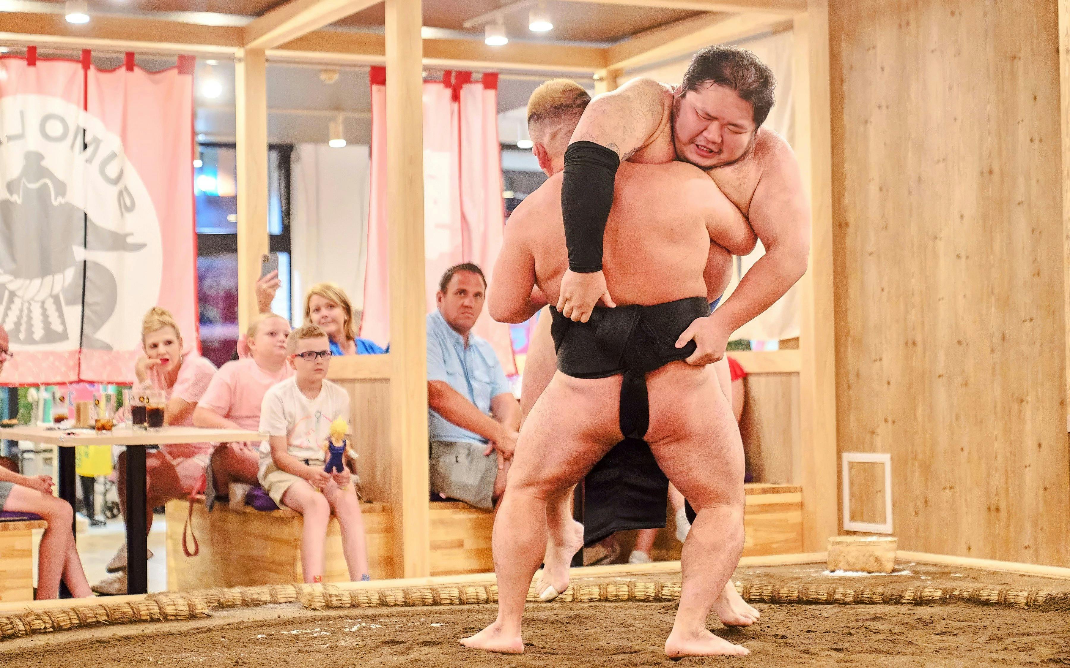 Sumo Show, Ring Practice & Chanko-Nabe Dinner with a Retired Wrestler · Ryogoku Image 12