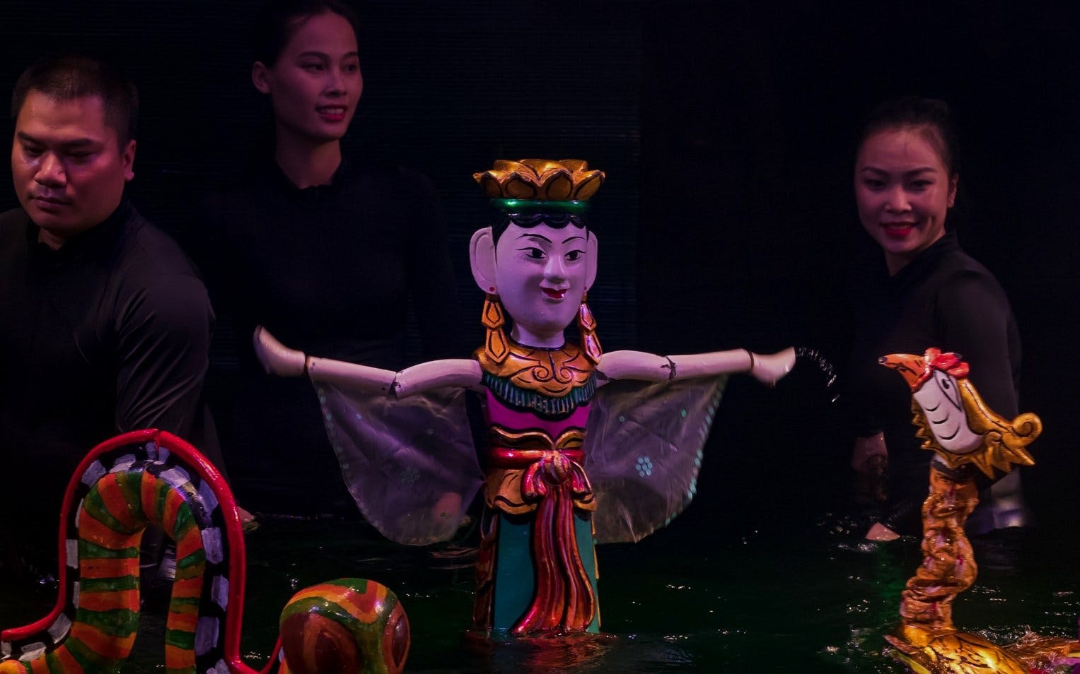Thang Long Water Puppet Show Tickets with Multilingual Audio Guide Image 5