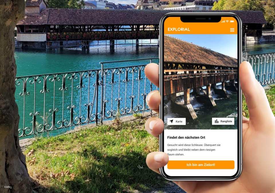 Thun interactive scavenger hunt with smartphone
