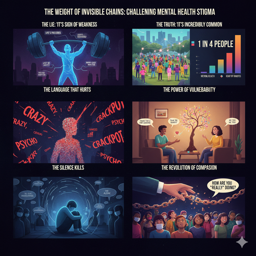 Stigma attached to mental health. - One Conversation Could Change Mental Health Forever