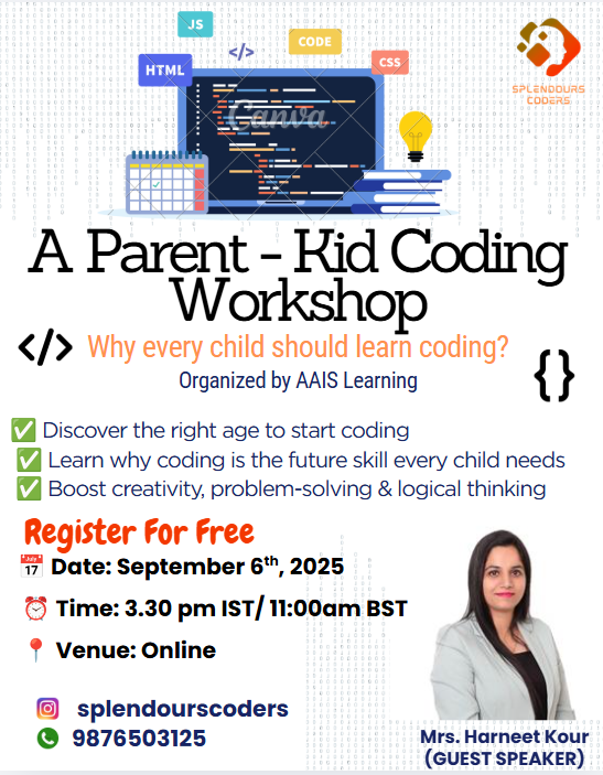 ParentβKid Coding Workshop: Why Every Child Should Learn Coding?
