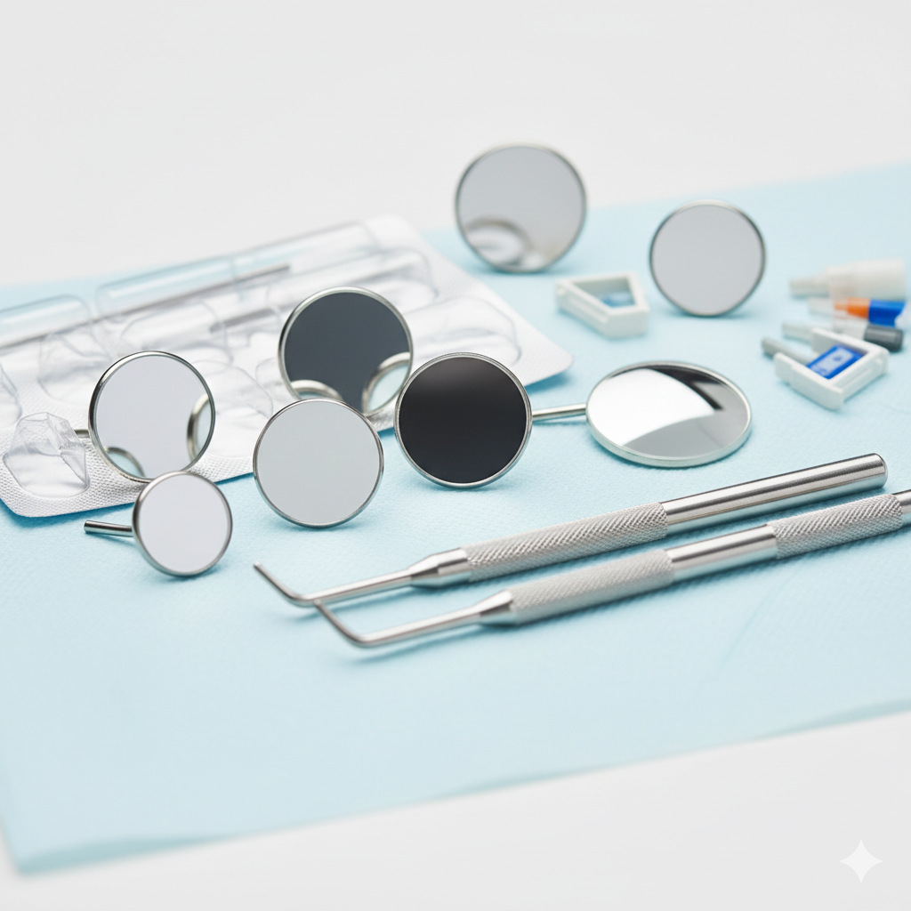 Dental Mirror Heads