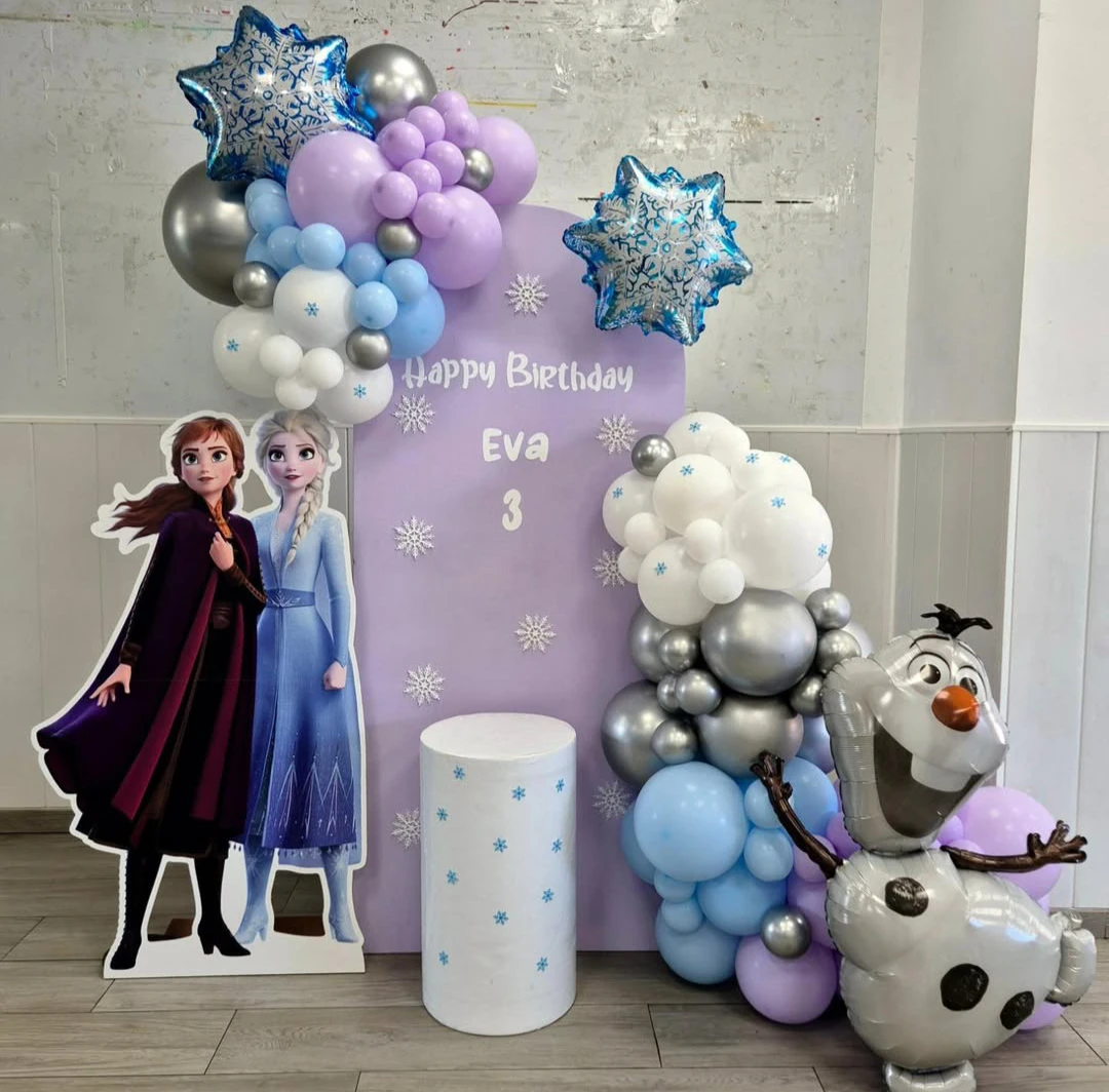 Frozen Princess Sparkling Birthday Balloon Ring