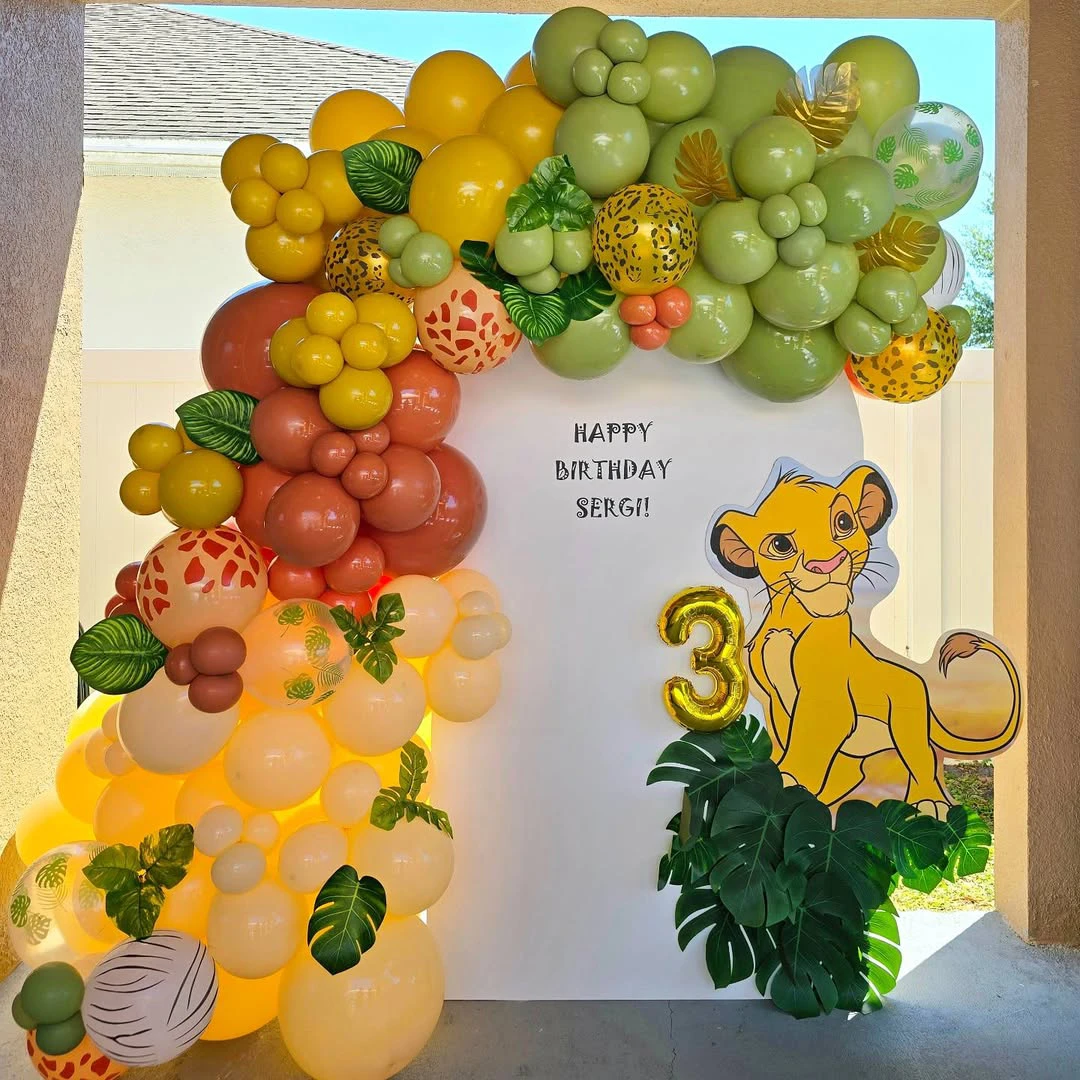 Lion King Birthday Safari Ring Decoration