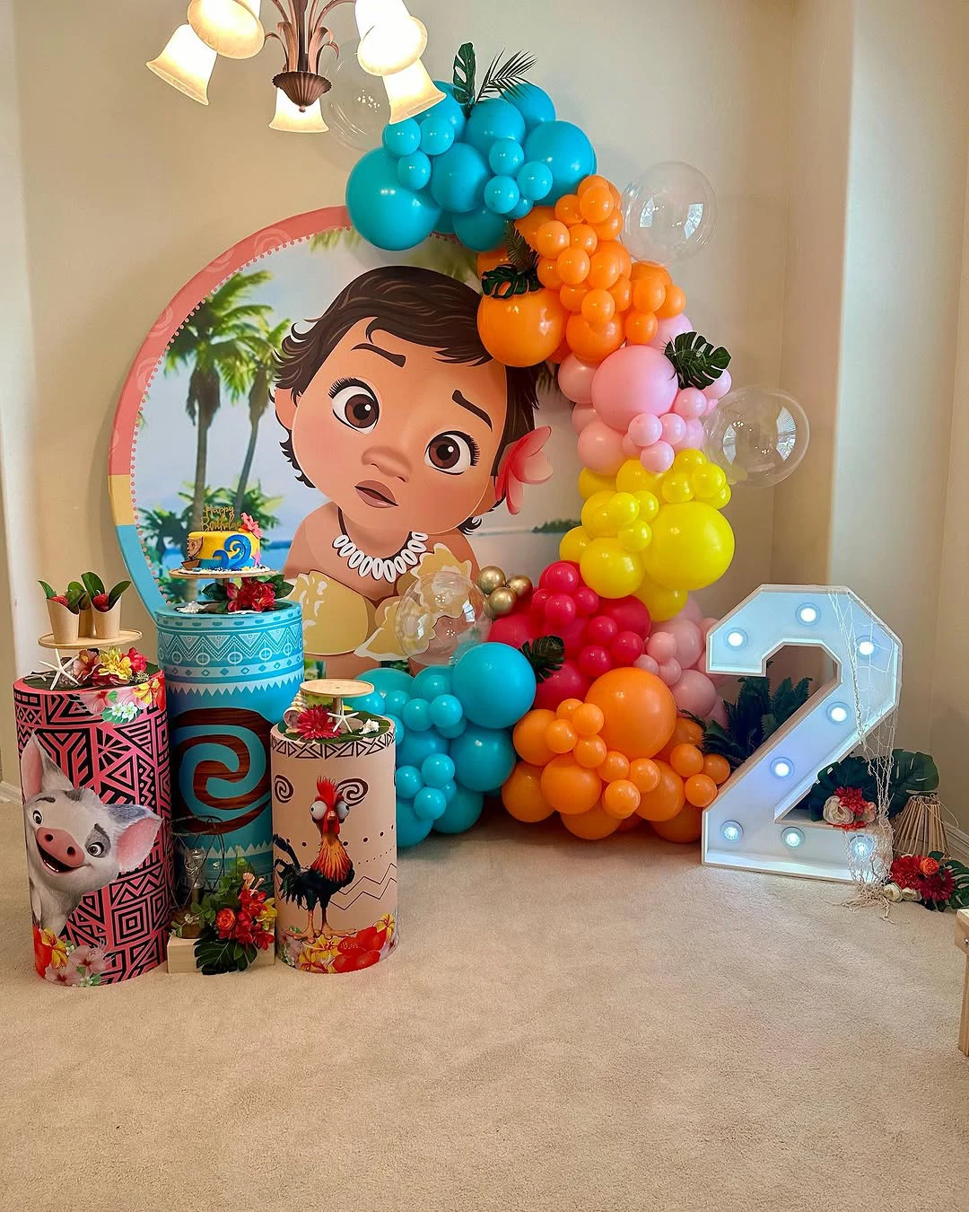 Mohona Elegant Birthday Garden Ring Setup