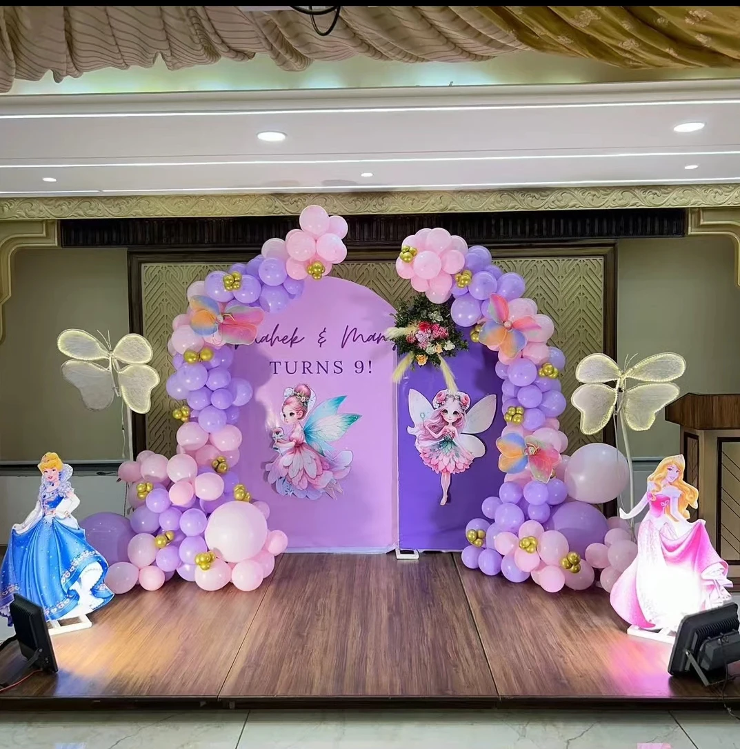 Princess Royal Garden Birthday Balloon Decor