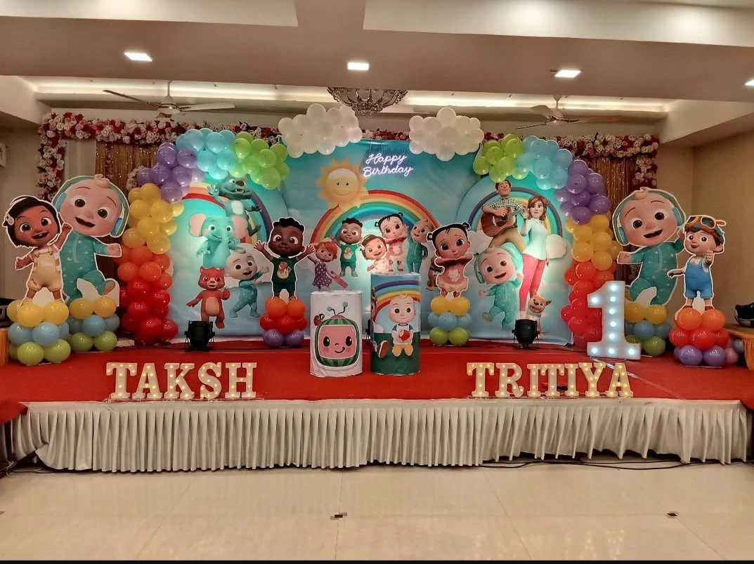 Cocomelon Birthday Balloon Decoration Extravaganza
