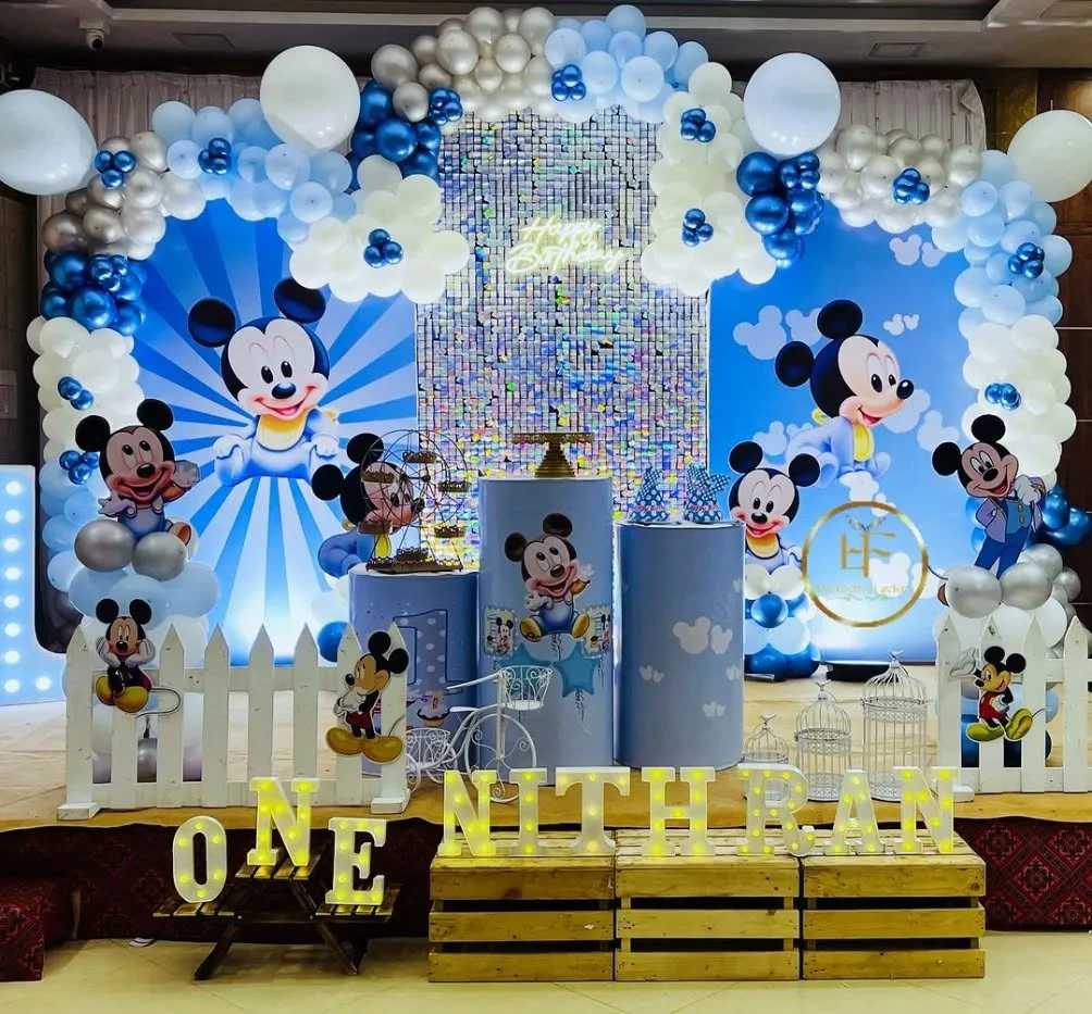 Grand Mickey Mouse Birthday Wonderland Setup