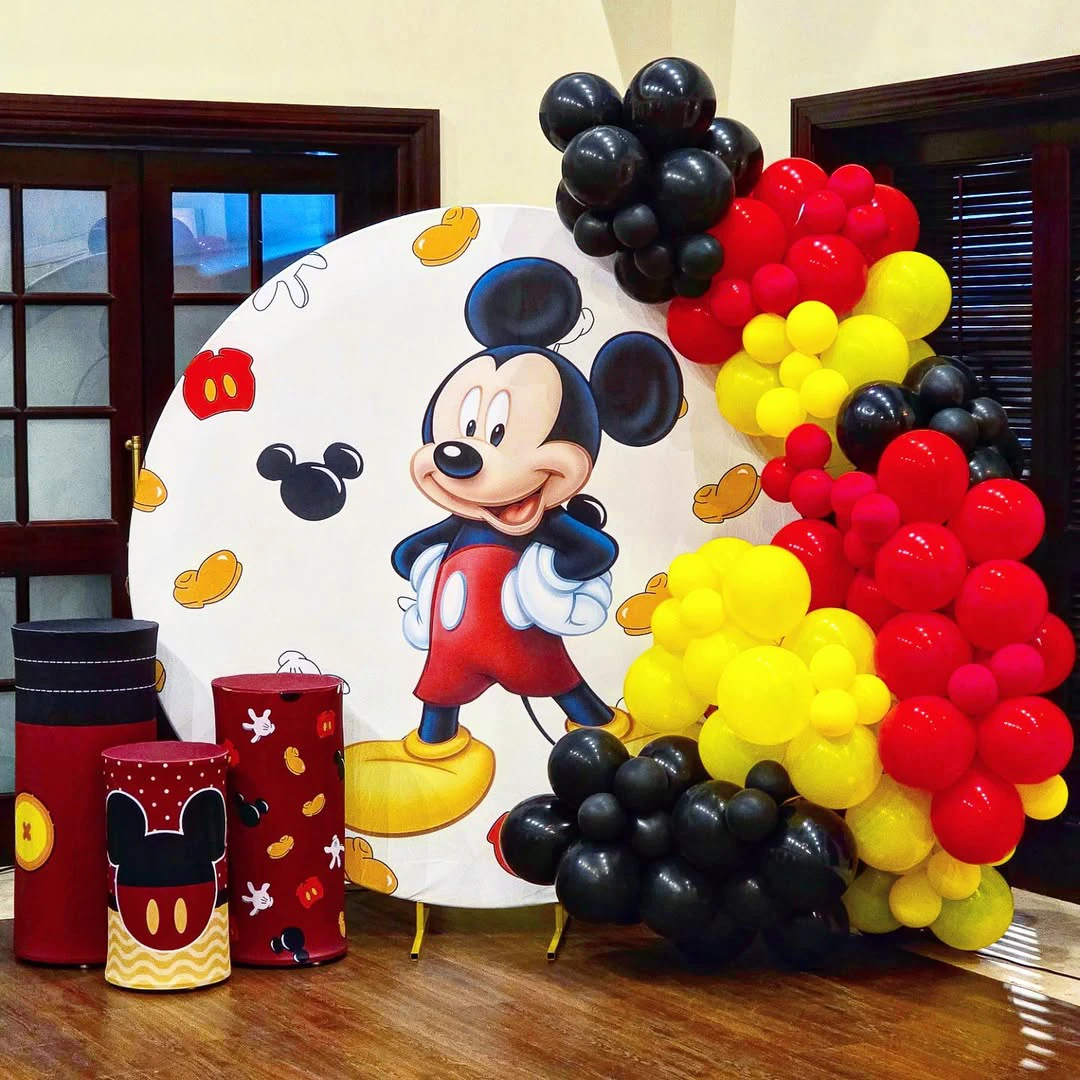 Mickey Mouse Magical Birthday Balloon Setup
