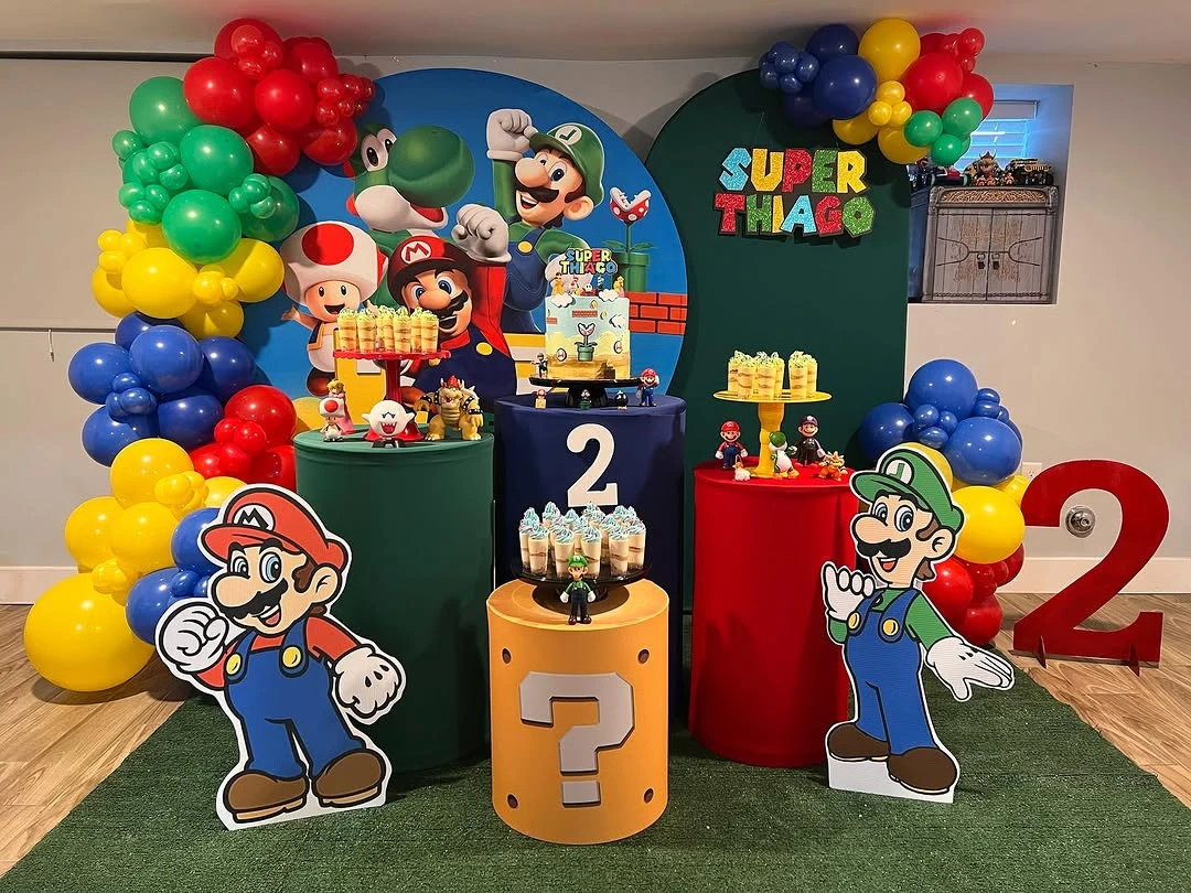 Super Mario Birthday Balloon Adventure Setup