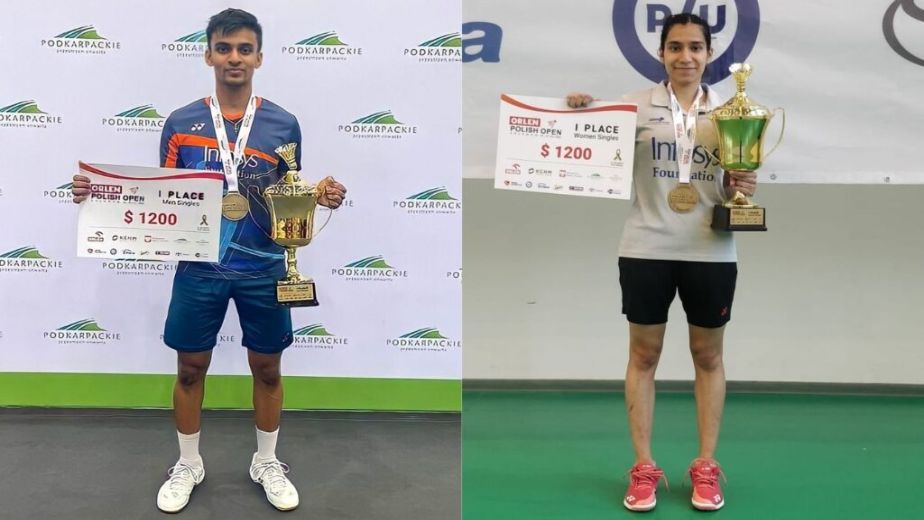Anupama Upadhyaya and Kiran George win Polish Open titles