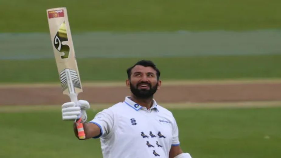 Pujara slams third hundred in County Championship in as many games