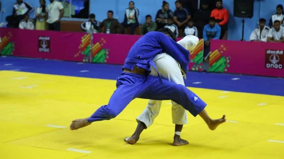 India's Deepak Deswal win in men's 100kg Judo in CWG