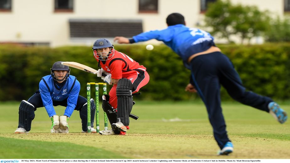 Cricket team Leinster Lightning move on top of Inter-Provincial Cup table after rain disrupts chase against Munster Reds