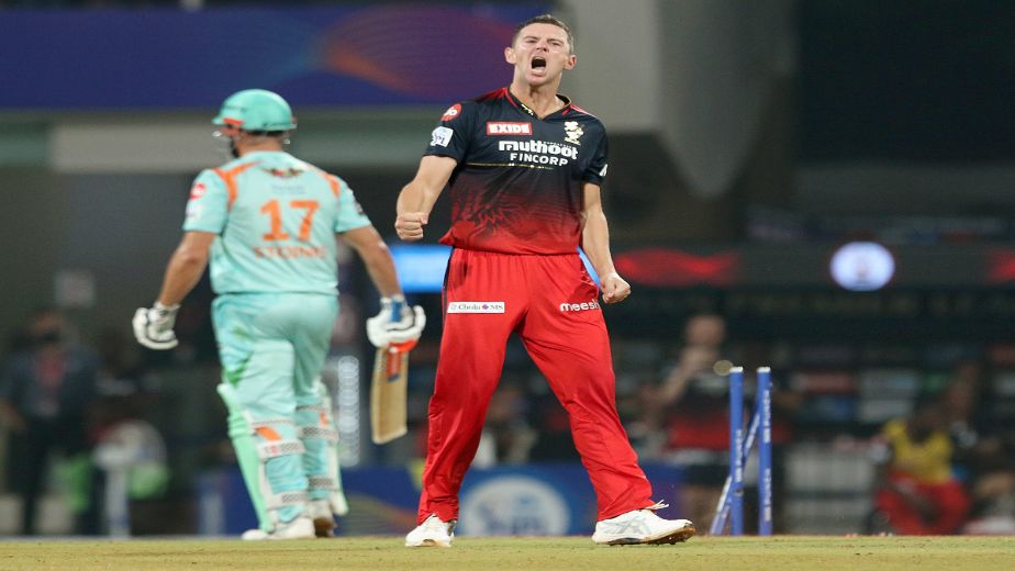 Du Plessis and Hazelwood take RCB over the line against LGS