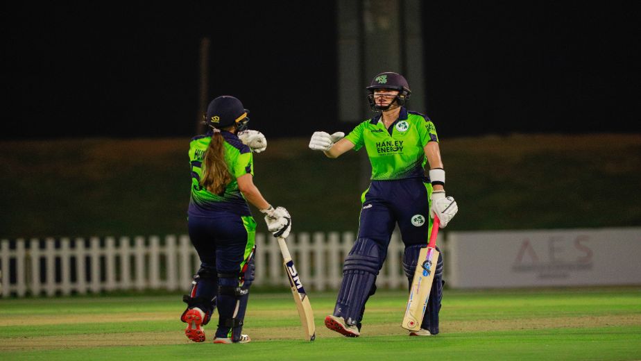 Amy Hunter and Gaby Lewis guide Ireland to victory over the USA