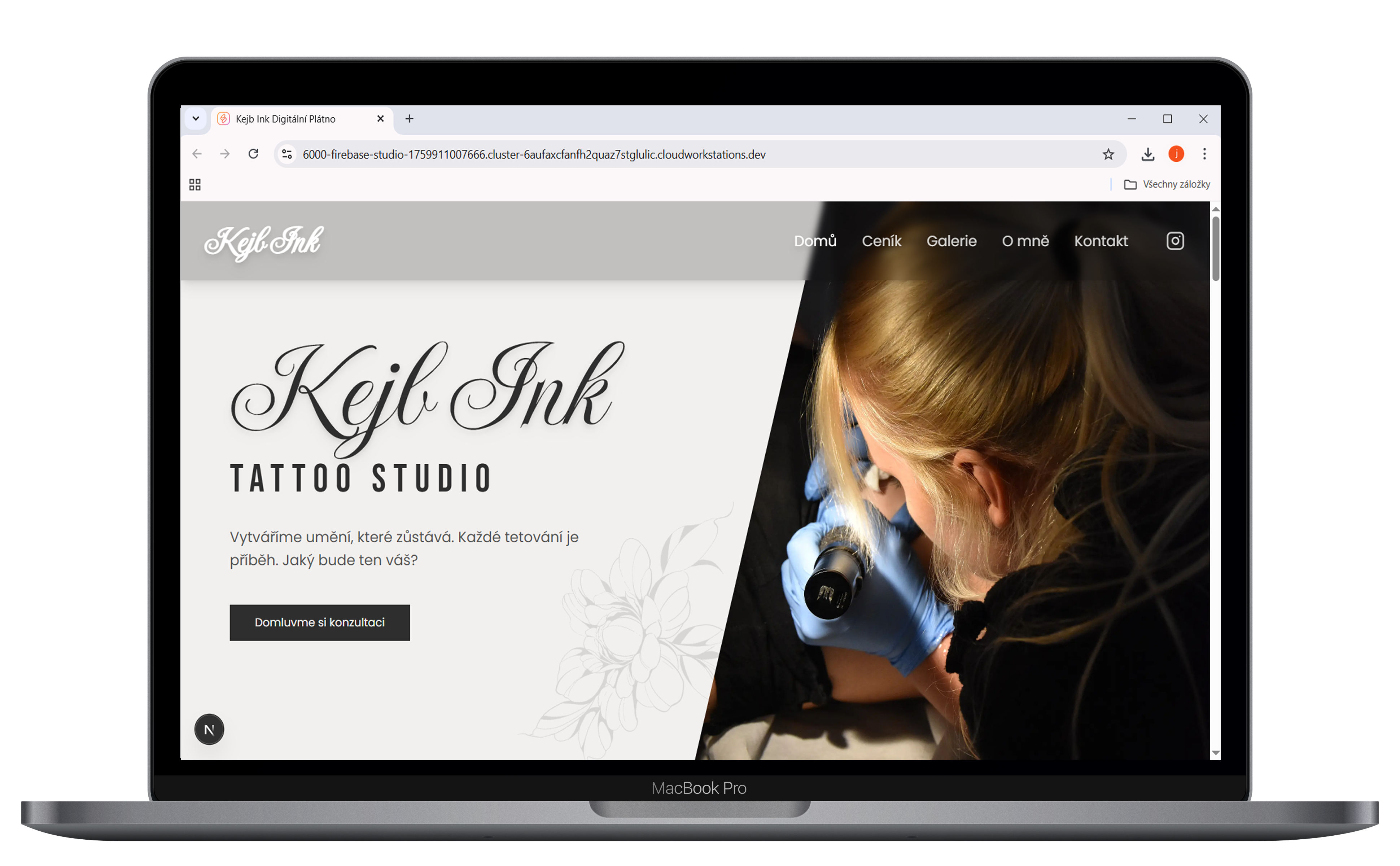 Web Kejb Ink - Tattoo Studio