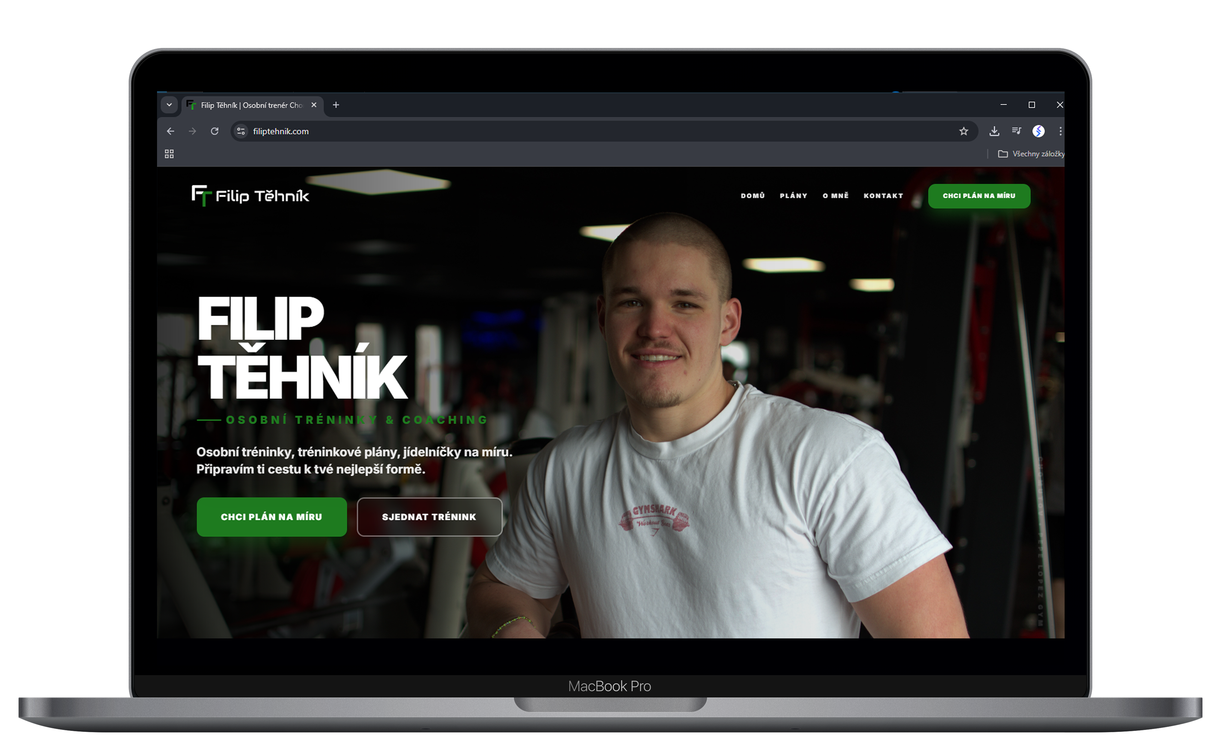 Filip Těhník – Fitness Web & E-shop